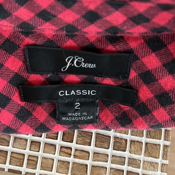 J. Crew Classic Mini Buffalo Check Shirt - Picture 11 of 12